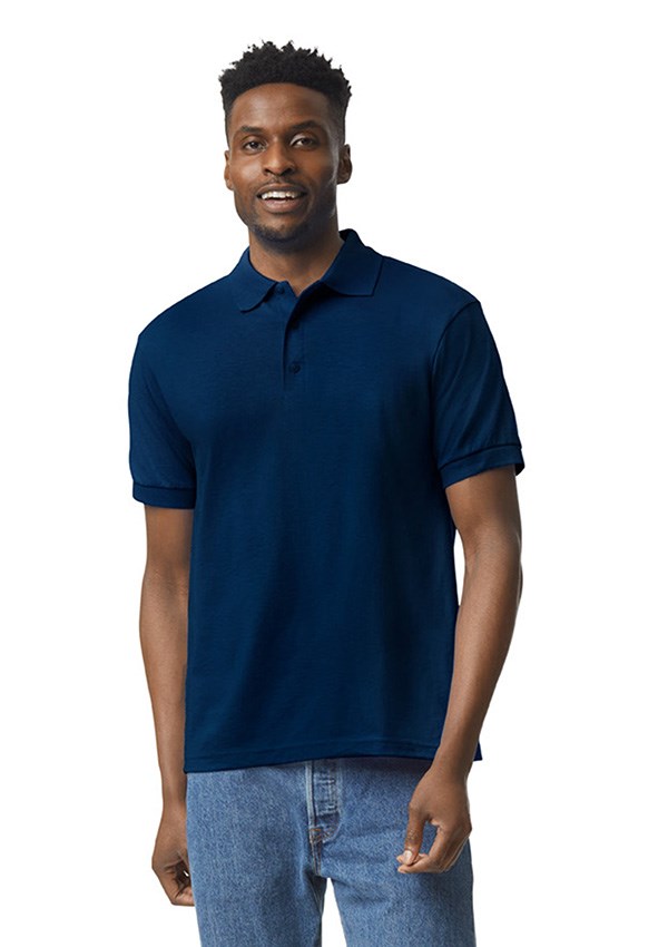 Gildan Dry Blend Jersey Polo - 32 Navy