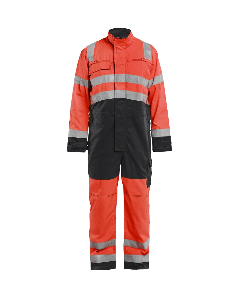 High vis Overall - High Vis Rood/Zwart (5599)