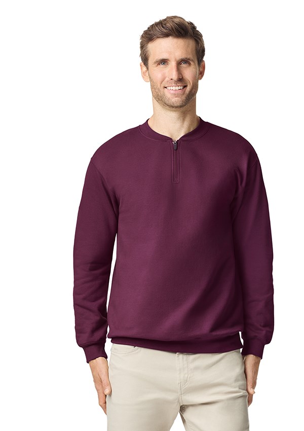 Gildan Softstyle Midweight 1/4 Zip Sweater
