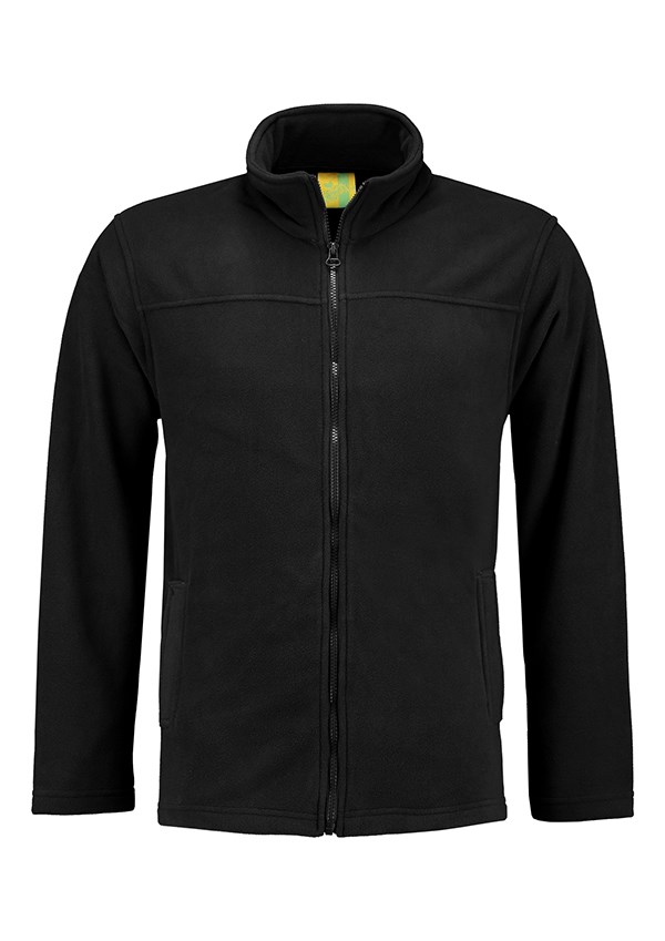 Lemon & Soda Polar Fleece Cardigan - Black